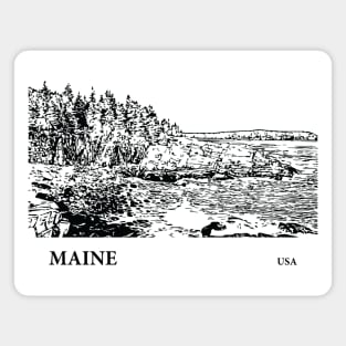 Maine USA Magnet